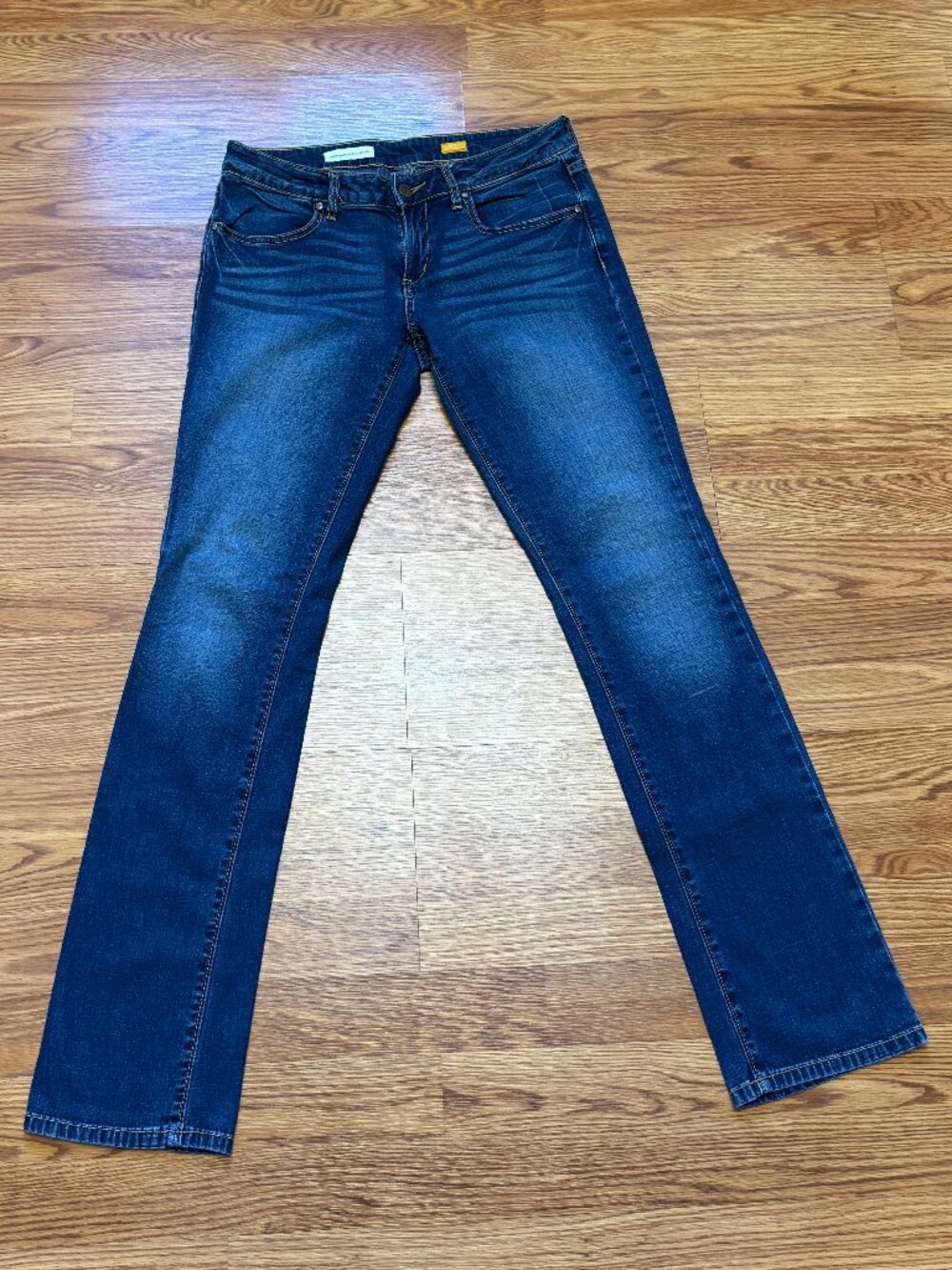 Pilcro and the Letterpress Low Rise Straight Jeans